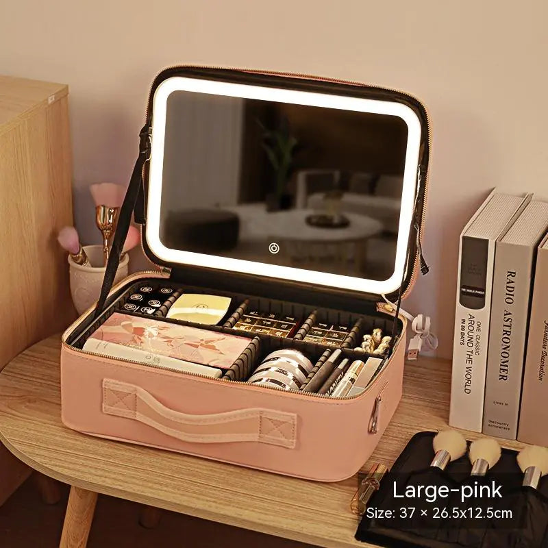 LED Lighted Cosmetic Bag