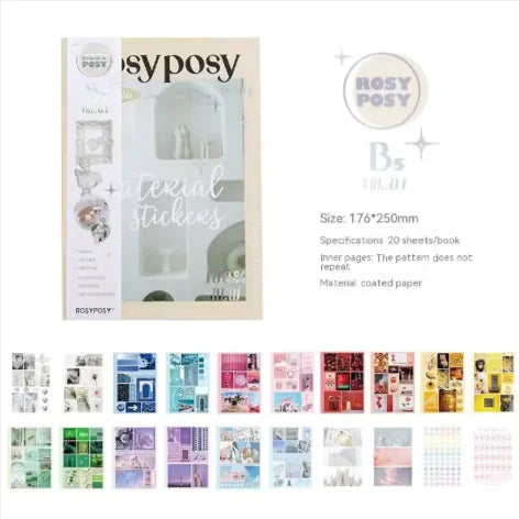 Cartoon Sticker Book – Magazine Style