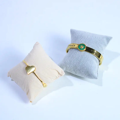 Jewelry Display Props with Velvet Cushion Storage Box