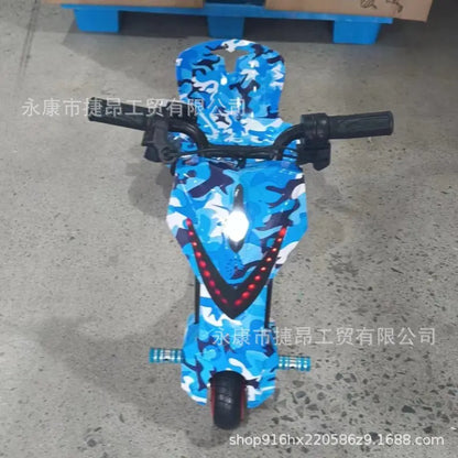 Mini Electric Drift Trike - Ultraman Style 6-Inch