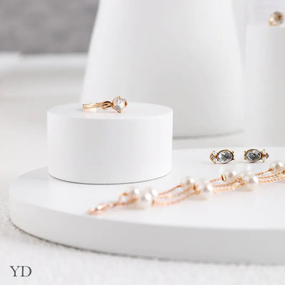 Jewelry Display Stand for Necklaces, Rings, and Earrings