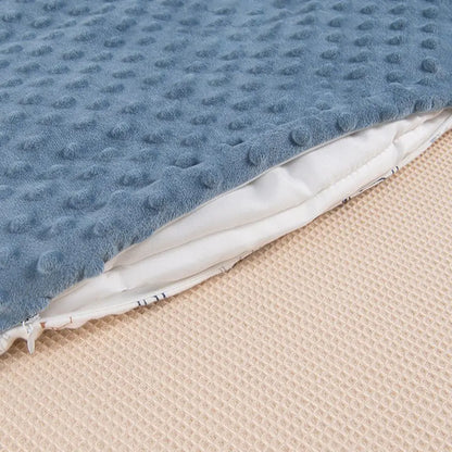 Cozy 90x90cm Newborn Baby Blanket with Hat & Core