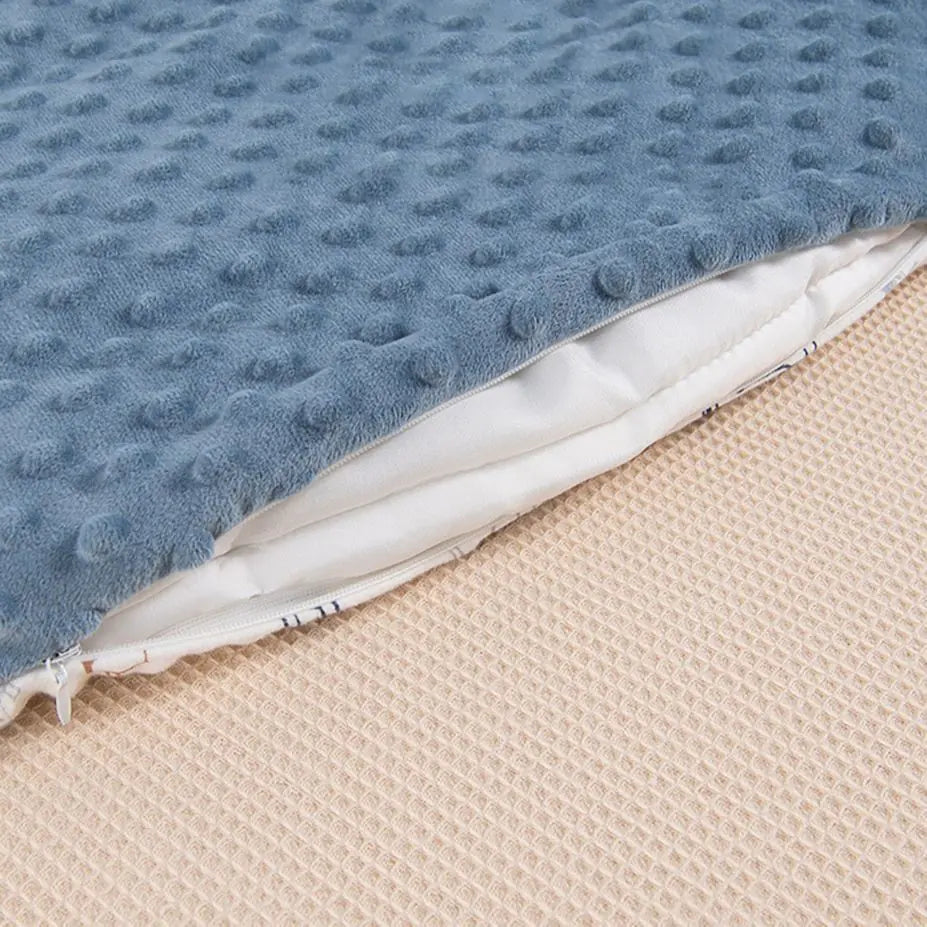 Cozy 90x90cm Newborn Baby Blanket with Hat & Core