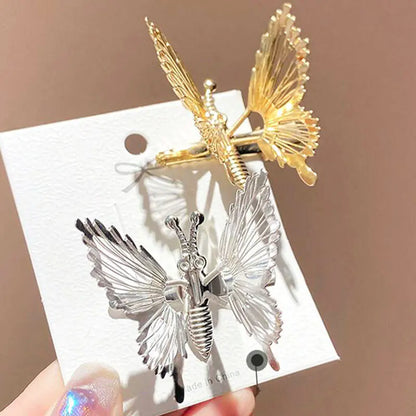 Moving Butterfly Hair Clip - Vintage Chic Accessory