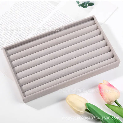 Jewelry Box for Rings and Earrings with Velvet Tray