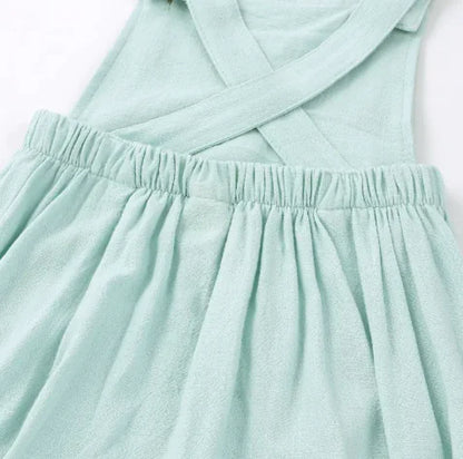Baby Sleeveless Cotton Jumpsuit