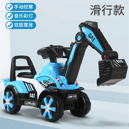 New Electric Excavator Toy for Kids Aged 1-3 Years