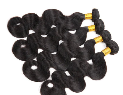 100% Real Brazilian Hair Extensions in Body Wave Style