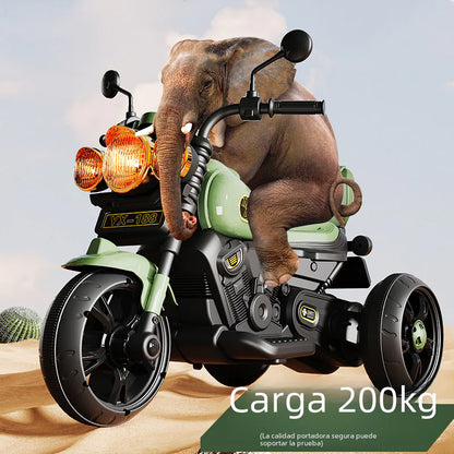 Children's Electric Trike with Remote Control (Battery-Powered)