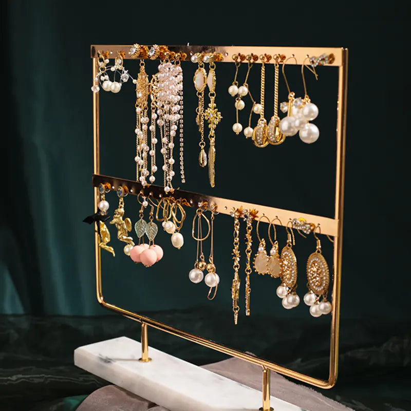 Marble Earring Display Stand for Home Use (Creative)