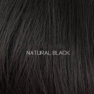 Short Straight Wig with Side Bangs for Women