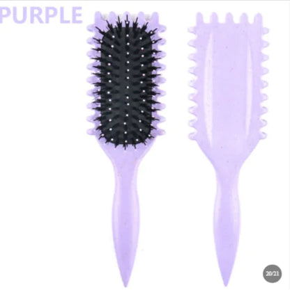 Bounce Shape Round Bristle Hair Brush