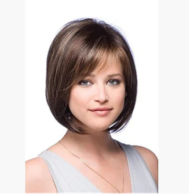 Fashionable Short Brown Wig