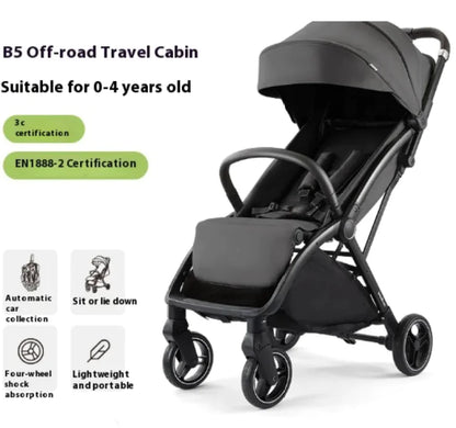 Lightweight Folding Baby Stroller