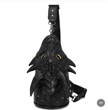 Chain Shoulder Crossbody Bag with Chain Detail, Unisex, Multiple Colors