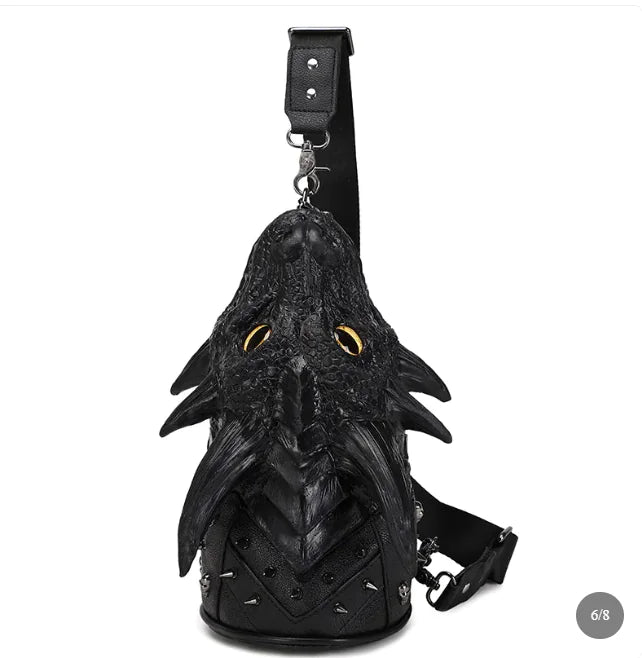 Chain Shoulder Crossbody Bag with Chain Detail, Unisex, Multiple Colors