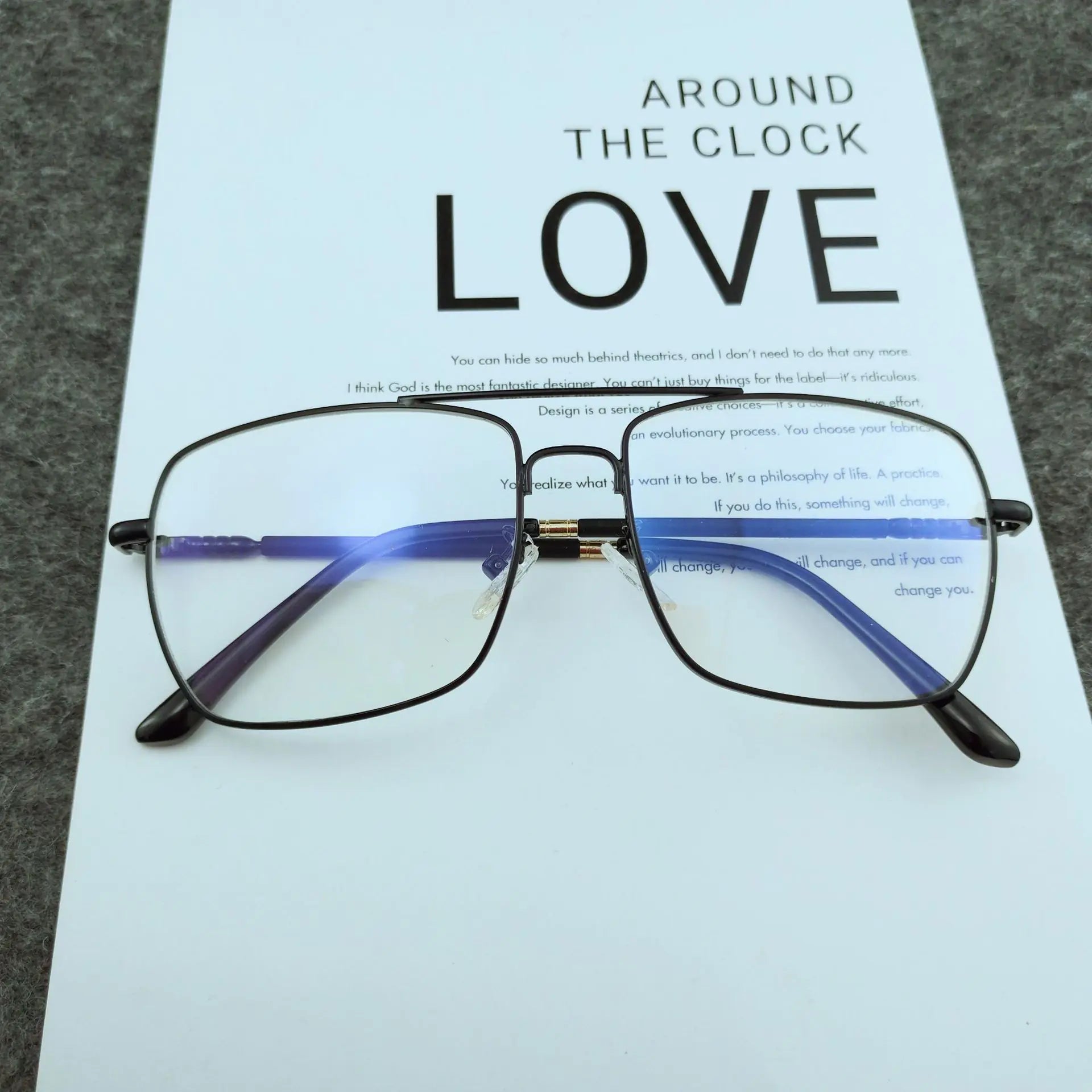 Retro Square Optical Glasses for Men and Women