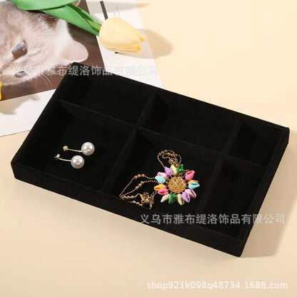Jewelry Box for Rings and Earrings with Velvet Tray