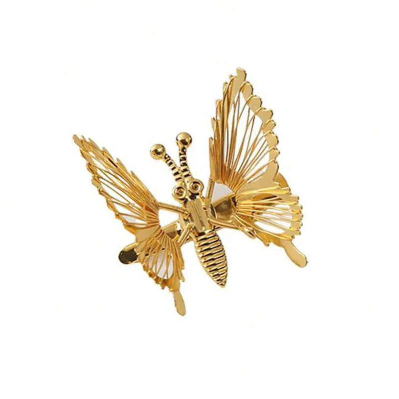 Moving Butterfly Hair Clip - Vintage Chic Accessory