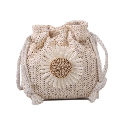 Straw Minimalist Crossbody Bag