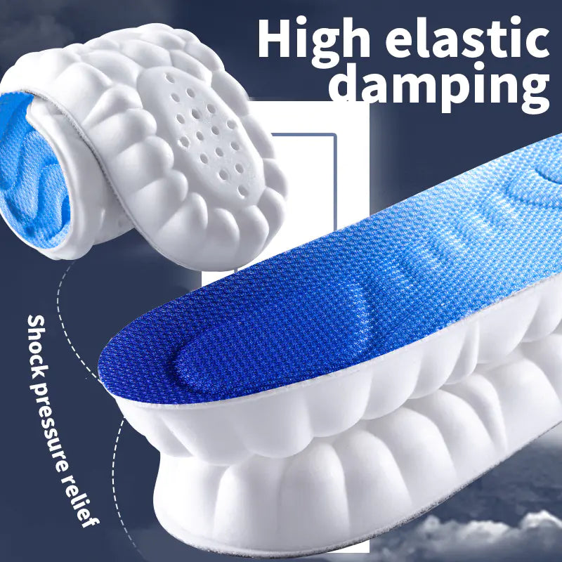 Cloud PU 4D Sports Insoles for Men and Women