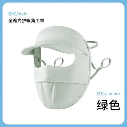 Full Face Sun Protection Mask for Outdoor Use