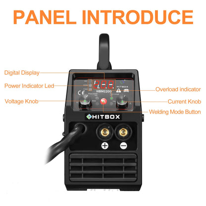 HITBOX 220V Multi-Function Gasless Welding Machine