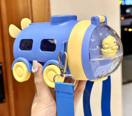 Boy's Cute Straw Car Cup