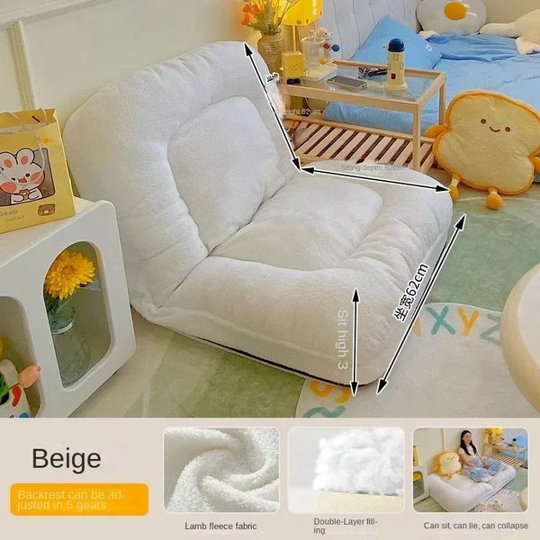 Human kennel lazy sofa can sleep and lie online celebrity tatami folding balcony bedroom small sofa single person sofa