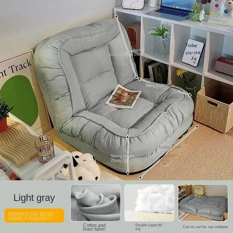 Human kennel lazy sofa can sleep and lie online celebrity tatami folding balcony bedroom small sofa single person sofa