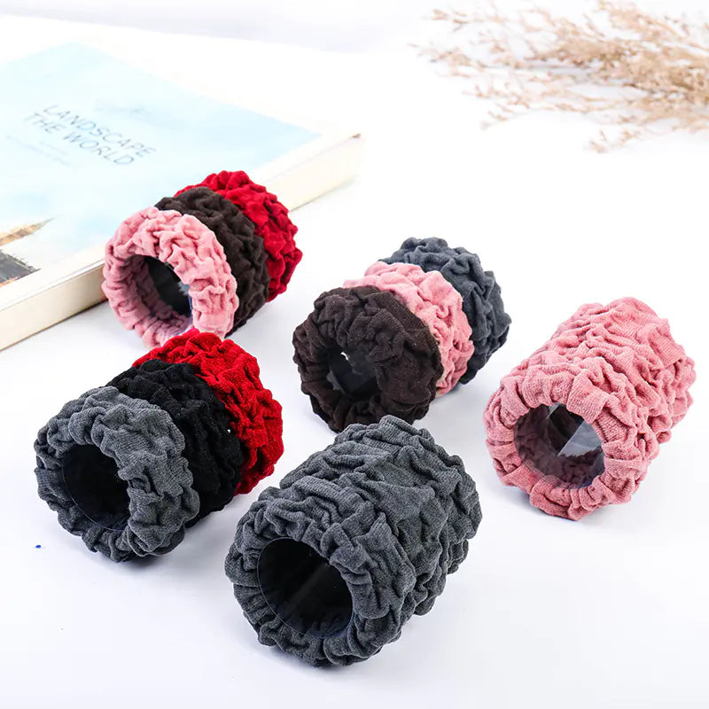 Seamless High Elastic Hair Ties for Bun Hairstyles