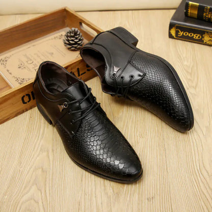 Men's Casual British Style Pointed Toe Shoes