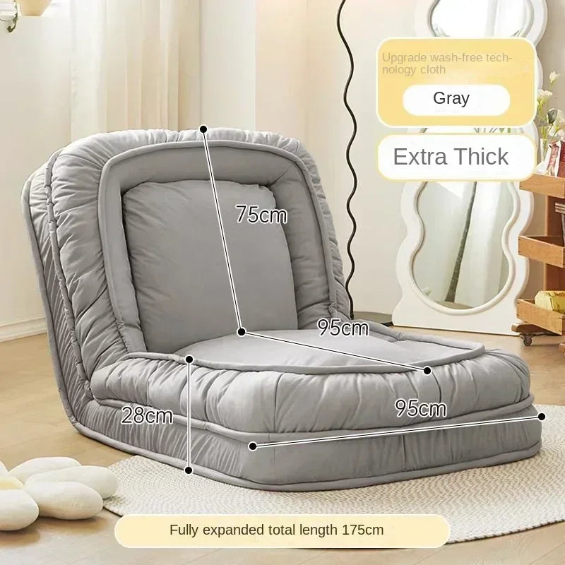 Human kennel lazy sofa can sleep and lie online celebrity tatami folding balcony bedroom small sofa single person sofa