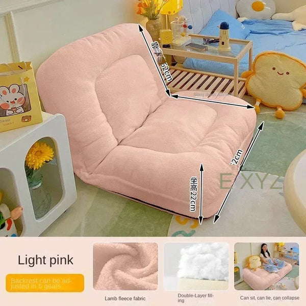 Human kennel lazy sofa can sleep and lie online celebrity tatami folding balcony bedroom small sofa single person sofa