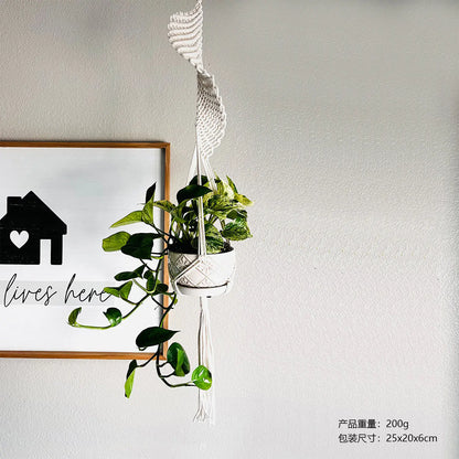 Nordic Plant Hanging Basket Tapestry Bohemian Decor