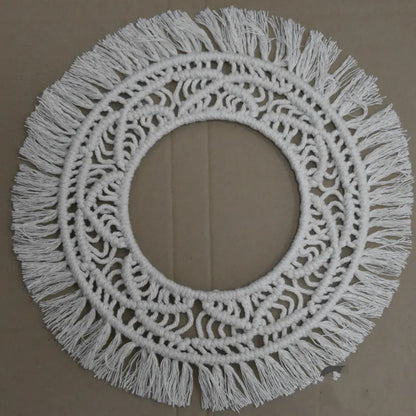 Cotton Rope Round Wall Hanging Decor