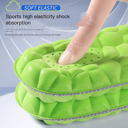4D Thick Soft Insoles for Comfort and Shock Absorption