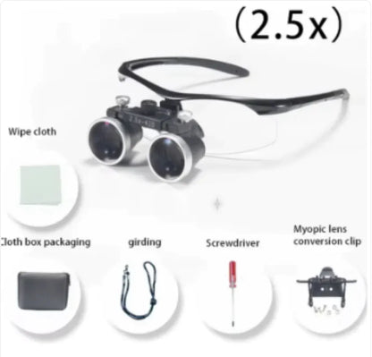 35X Magnifying Glasses for Dental & Surgical Use