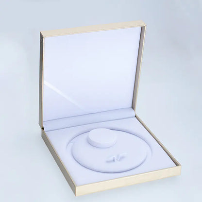 Jewelry Gift Box with Velvet Finish for Necklaces & Rings