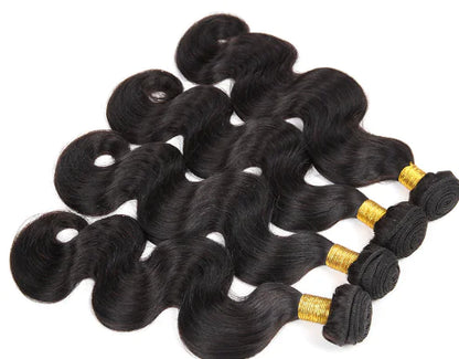 100% Real Brazilian Hair Extensions in Body Wave Style