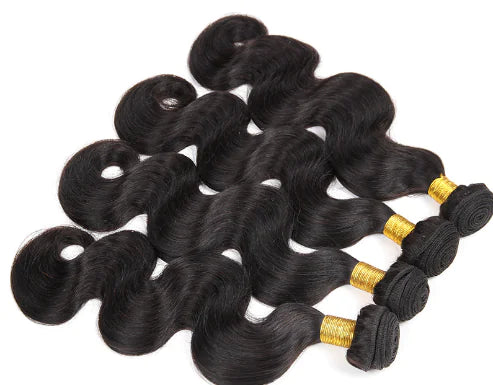 100% Real Brazilian Hair Extensions in Body Wave Style