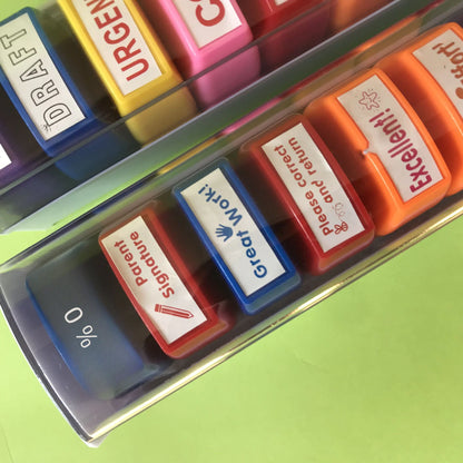 Teacher Fun Comments Light-Sensitive Stamp Set (Kids)