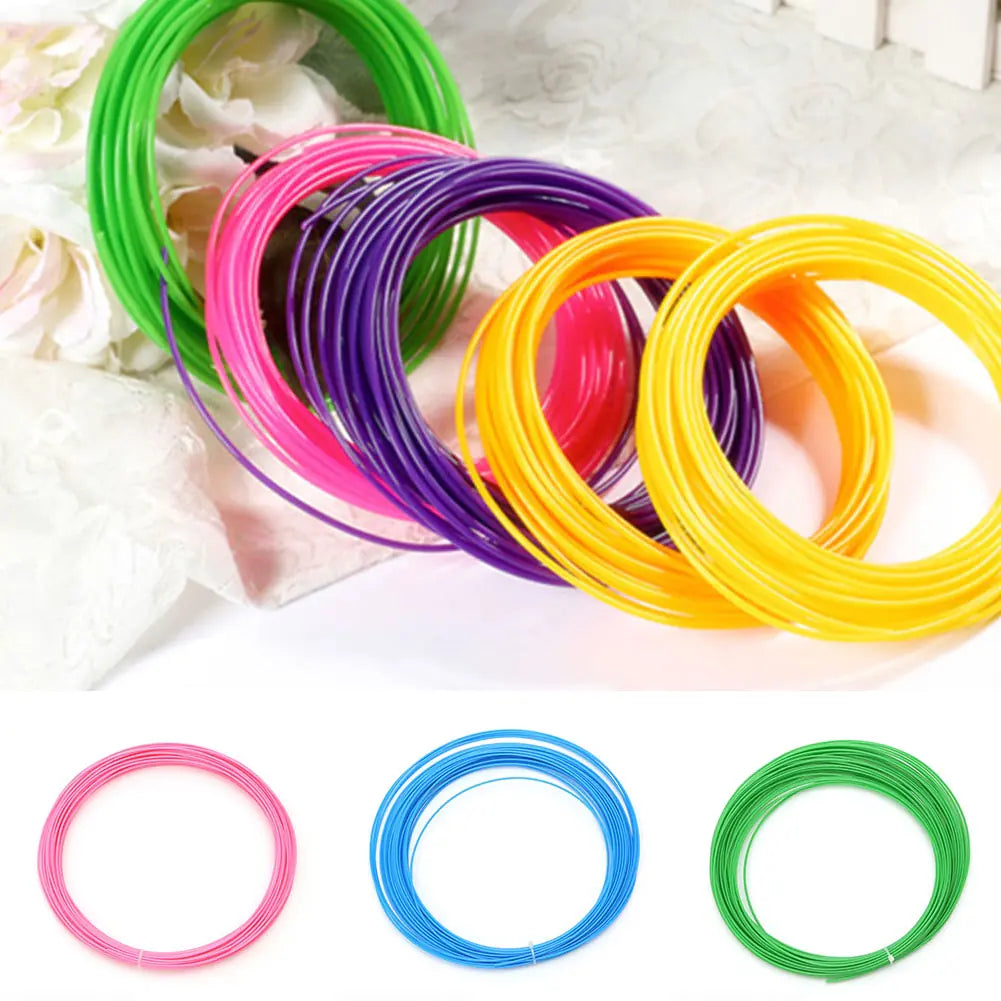 3D Printing Pen with 10 Color PCL Filaments for Kids