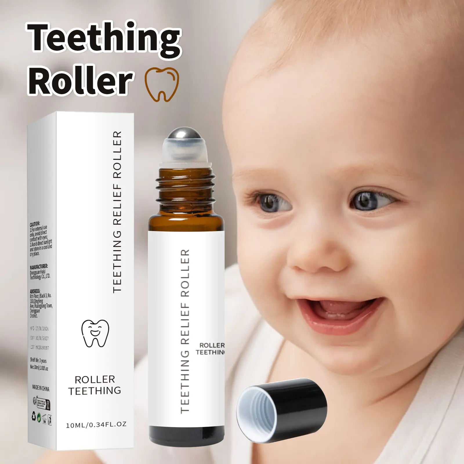 Teething Relief Oil Roller 10ml