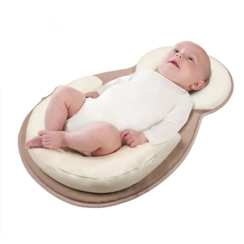 Newborn Anti-Roll Shaped Pillow for Head Correction