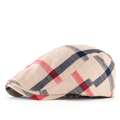 Plaid Duckbill Cap