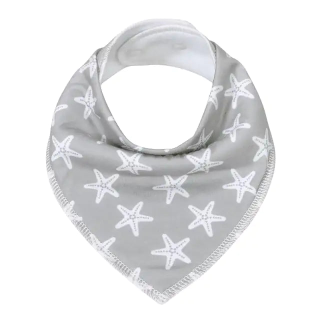 Newborn Feeding Bib - Baby Handkerchief Design