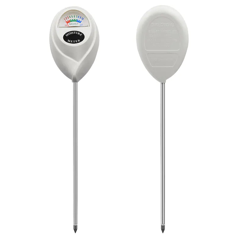 Soil Moisture Meter with White Round Head (2-in-1)
