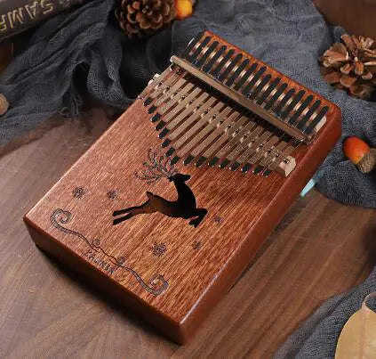 Kalimba Finger Piano with 17 Keys for Beginners (One Piece)