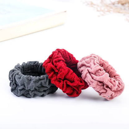 Seamless High Elastic Hair Ties for Bun Hairstyles